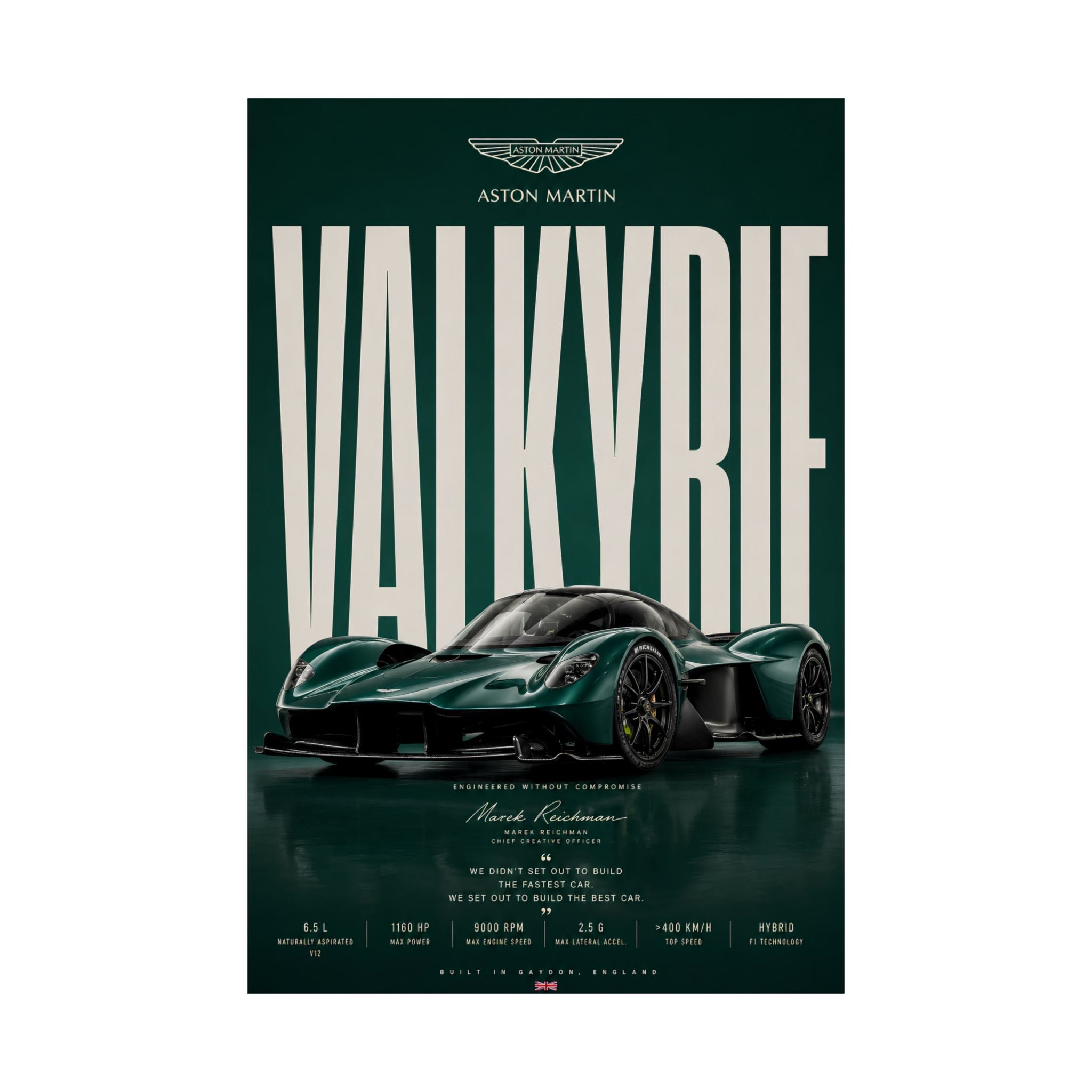 Aston Martin VALKYRIE — British Racing Edition