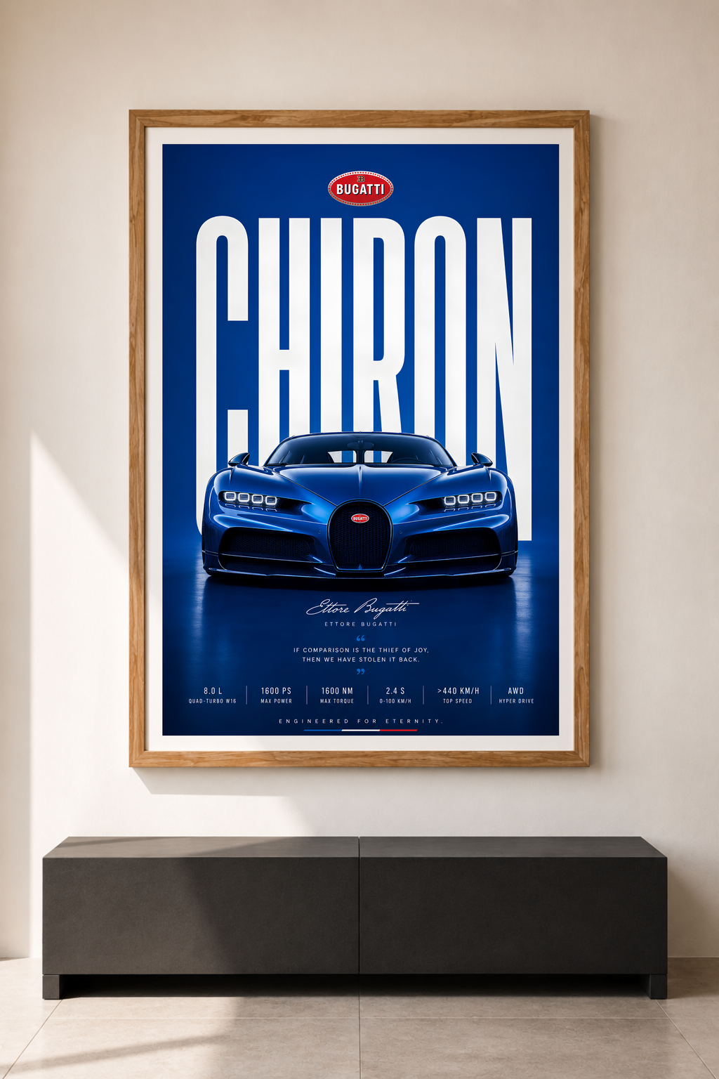 BUGATTI CHIRON — Bleu Royale